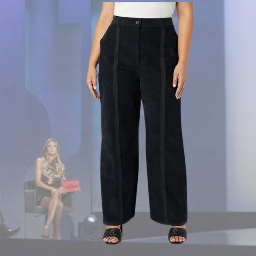 NWT - MAKING THE CUT - Deconstructed Wide Leg Pants - Black - Various Sizes